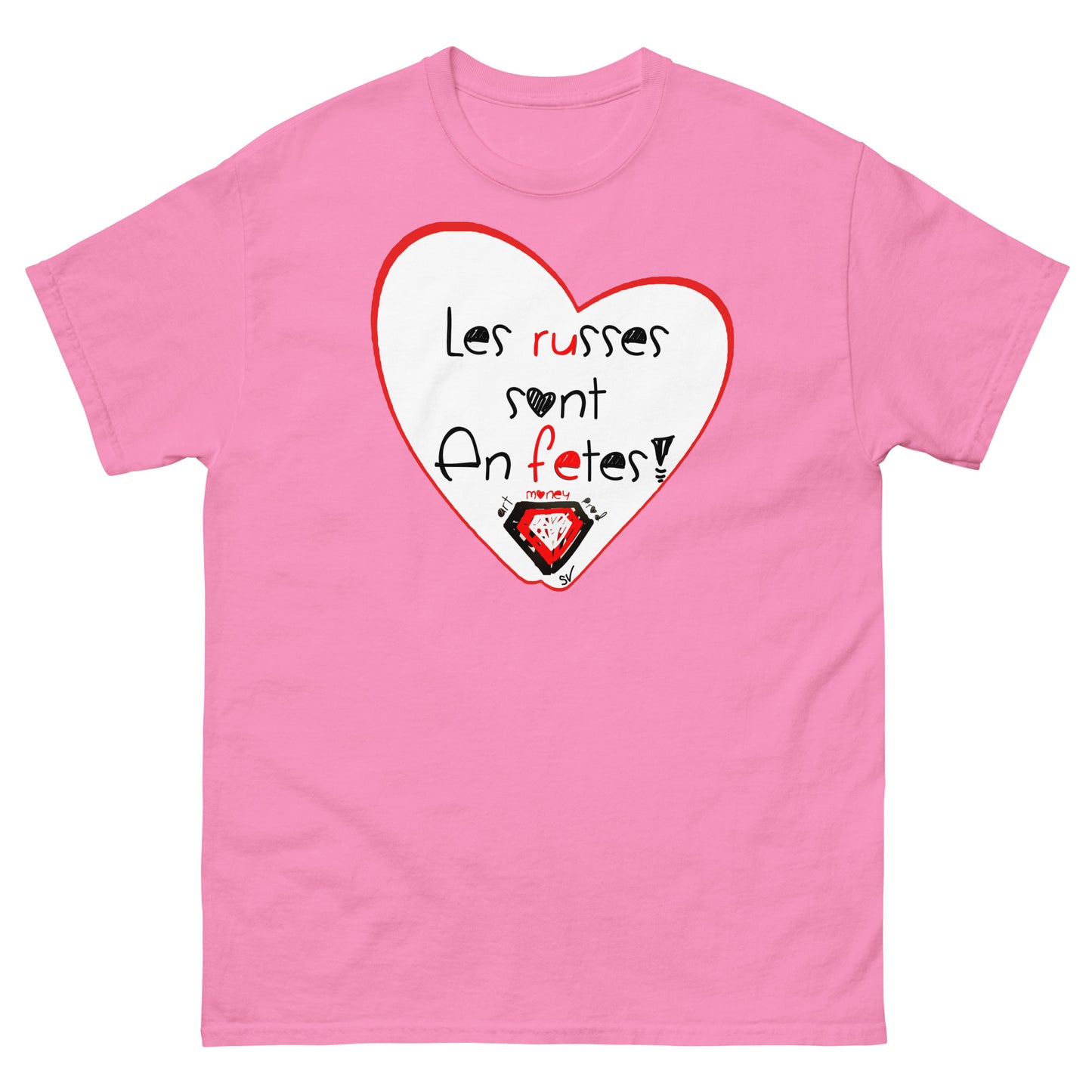 T-shirt classique unisexe - Les russes sont en fêtes
