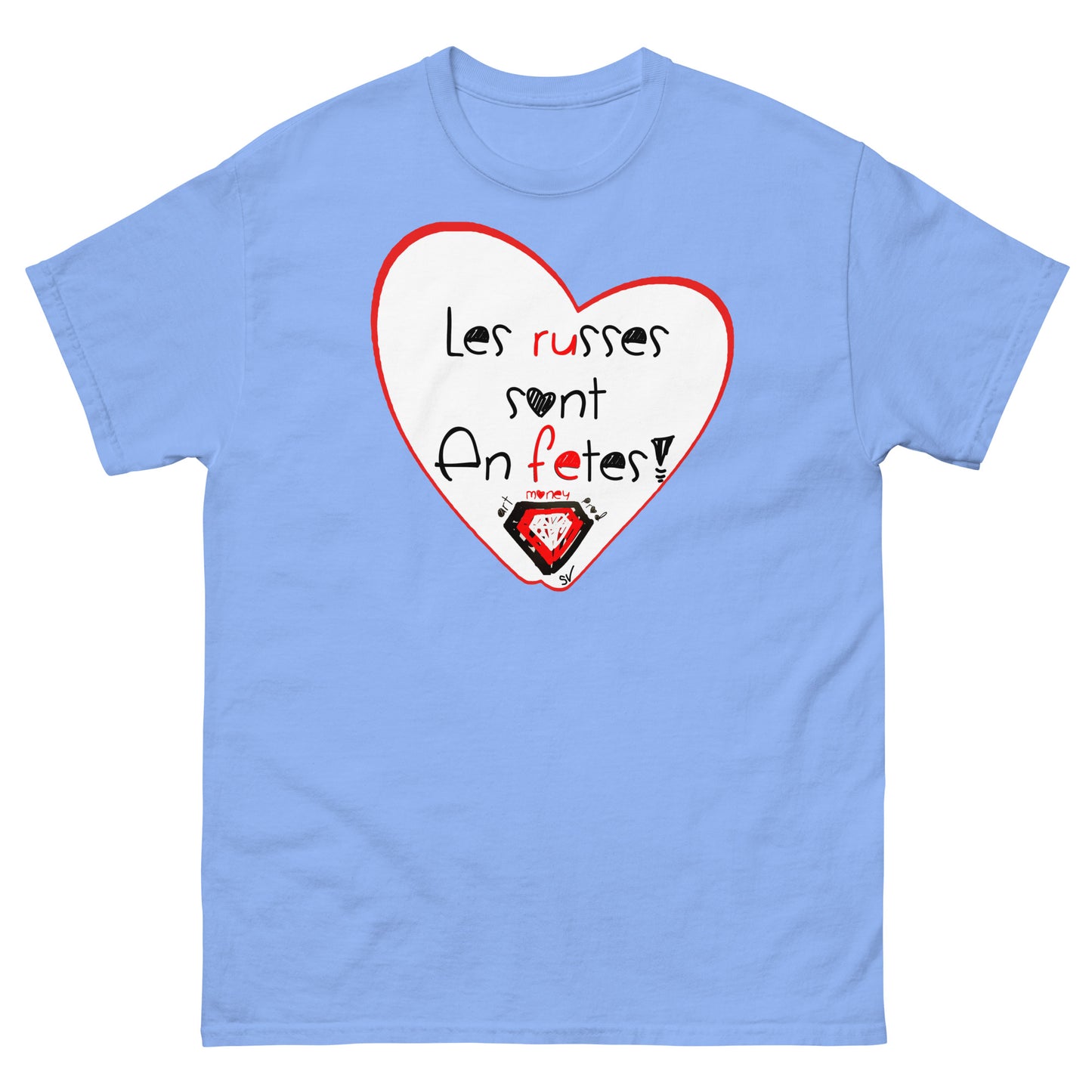T-shirt classique unisexe - Les russes sont en fêtes
