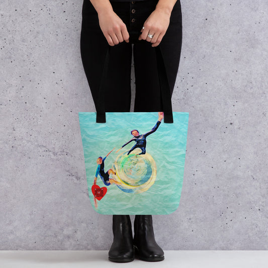 Tote bag - Moliets et Maa - les surfeurs